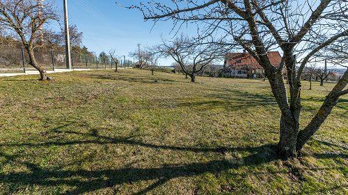 Panoramic view.  The beautiful building plot wit view to the lake Balaton is for sale. 